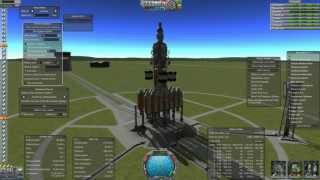 Kerbal Space Program - Huge rocket launch failure
