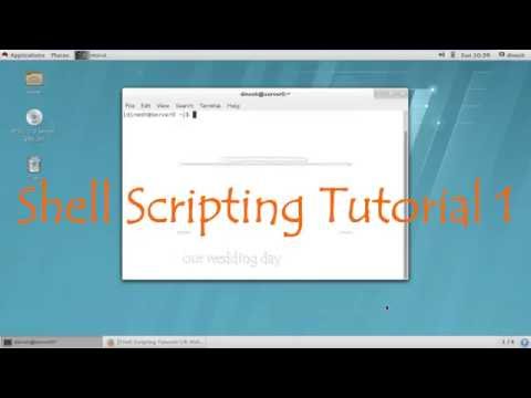 Linux Shell Scripting Tutorial 1 || Display a line of text/string