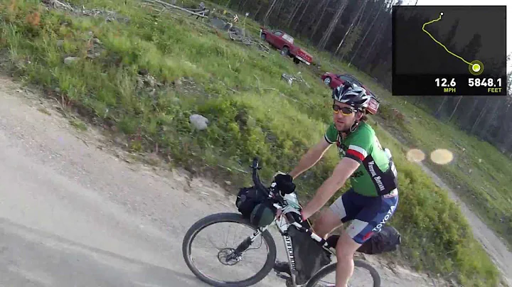 Erick Armentrout on Priest Pass, Tour Divide 2013