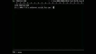 PROFILE.SUB(autoexec script) support for CP/M on Agon Light