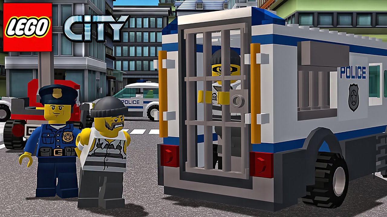 LEGO Police. Police Car. Cartoon about LEGO | LEGO Game My ...