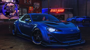 NFS Unbound | Subaru BRZ Premium Build | Thrustmaster T150 Wheel Gameplay