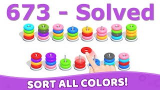 Color Hoop Stack - Level 673