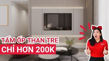 Tấm ốp than tre giá rẻ - Sang trọng trong tầm giá | Báo giá tấm ốp đa năng vân vải hiện đại