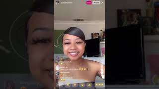 Yung Blasian on IG live showing tattoos and answering questions