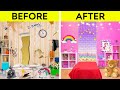 AWESOME ROOM MAKEOVER || We Built Our Dream House! Genius DIY Ideas and Crafts by 123 GO!