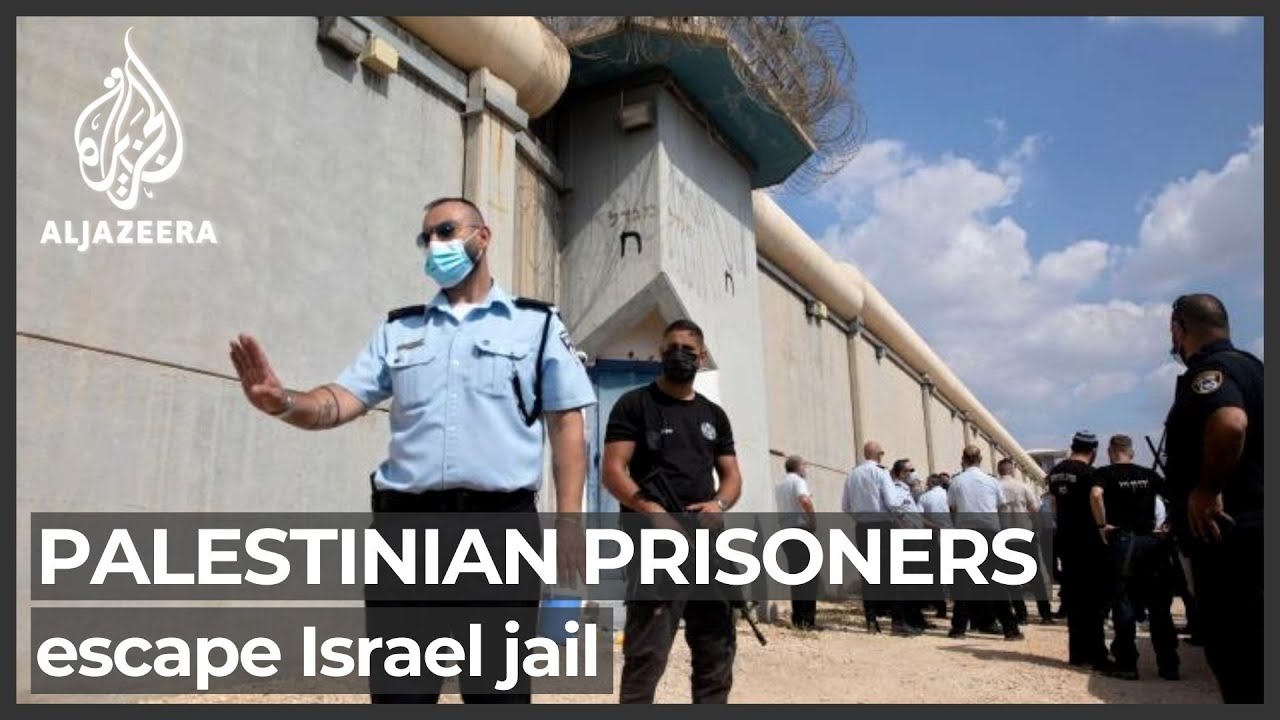 Six Palestinians escape from high-security prison in Israel, Israel-Palestine conflict News