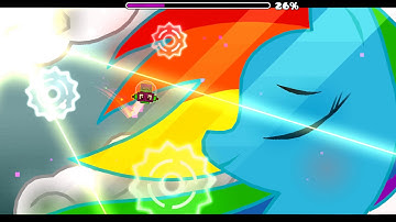 Geometry Dash | Rainbow Dash By: Filaret | Easy User Coins #26