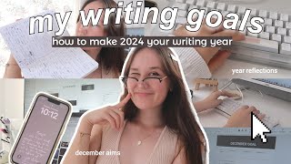 my end of year writing reflections + goals 📅📌 PLAN WITH ME (book updates, struggles and 2024 aims) by ana neu 4,911 views 5 months ago 10 minutes, 52 seconds