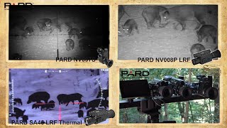 Pard - comparative test NV007S; NV008P; Thermal SA45 - Serval Channel tested for you