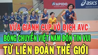 🛑Đội tuyển Bóng chuyền nữ Việt Nam nhận tin vui sau khi nâng cao chức vô địch AVC Challenge Cup 2024