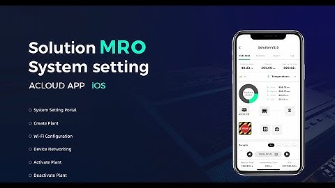 EN - Solution MRO -  APP IOS Installation Video