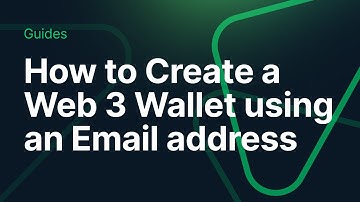 How to Create a Web 3 Wallet using an Email address