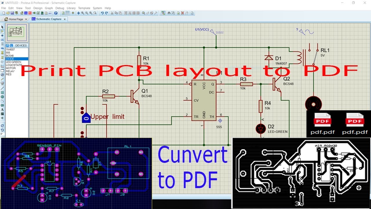 Протей атс. Blueprint-PCB.