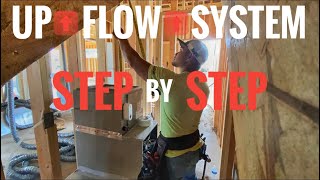 HVAC INSTALL Step by Step | UP FLOW SYSTEM