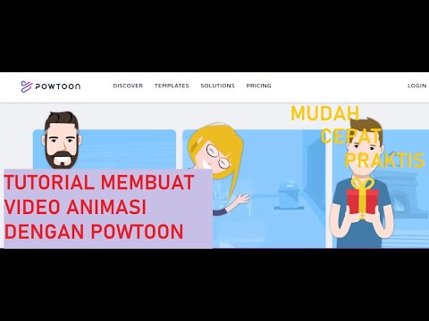 Tutorial lengkap membuat  video  animasi  dengan POWTOON 