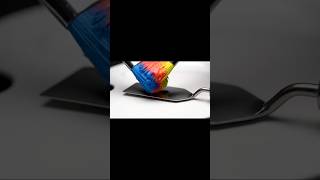 Oddly Satisfying ASMR: Paint Peel & Brush Cleaning Transformation #SatisfyingVideo