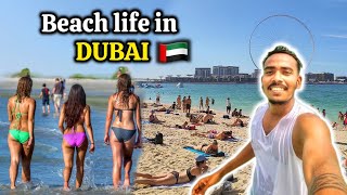 Marina Beach Dubai 🇦🇪 | Aisa Beach Apne Kabhi Nhi Dekha Hoga 😱