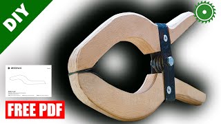 DIY Spring Clamp making free PDF Template