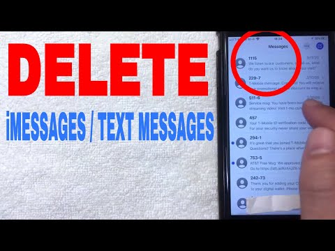 How to   Delete Text Messages On Iphone | Quick Guide 2022