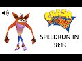 Crash Boom Bang Speedrun in 38:19 (Live Commentary)