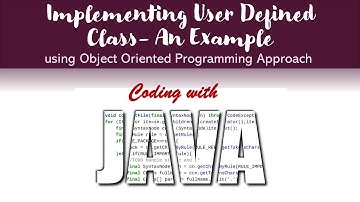 User-Defined Class Example: Problem, UML Class Diagram & Java Code