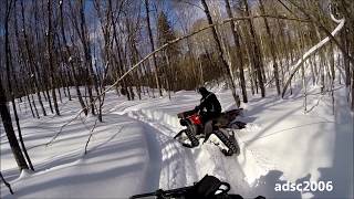 Too Much Snow For The ATV's Part 1