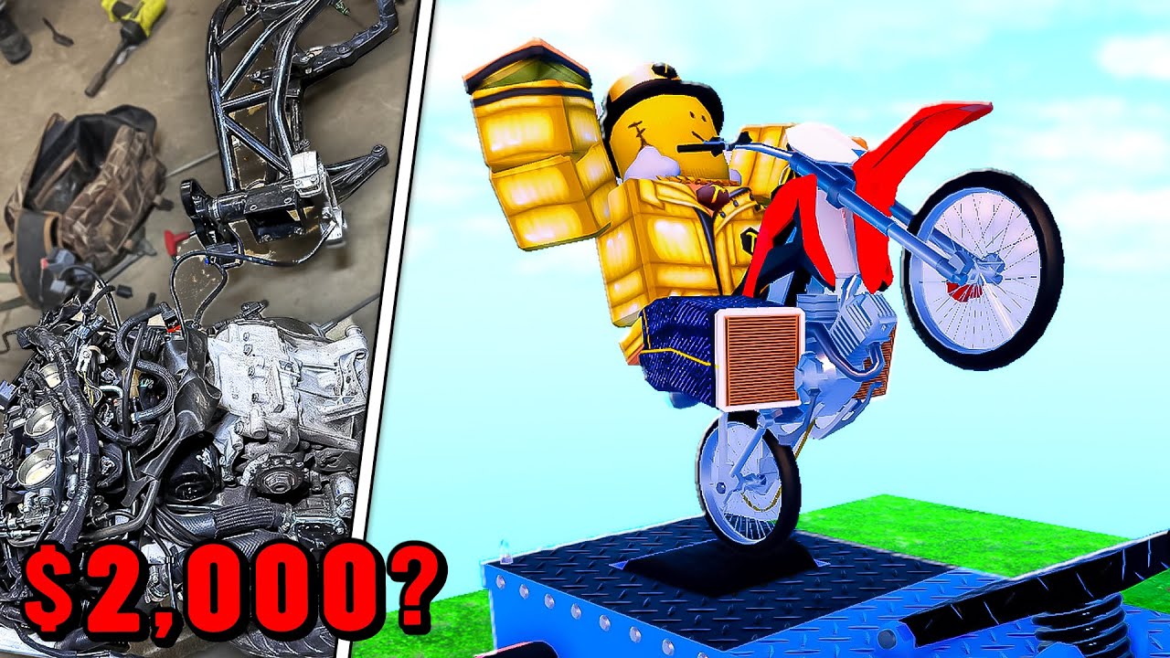 Я попытался создать игру на Roblox, чтобы оплатить покупку настоящего мотоцикла.