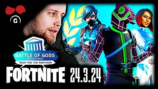 Battle of the Gods Invitational - 2. den 😈 Fortnite | 24.3.2024 | @TheAgraelus