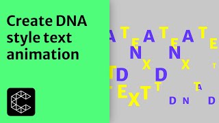 Tips & Tricks | Animating DNA style text in Cavalry.