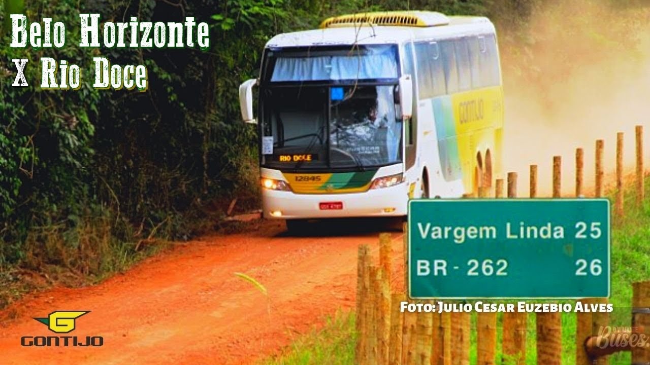 Viajando para Rio Doce MG via Dom Silvério no Busscar Scania K420 da Gontijo!!