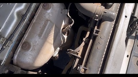 Mitsubishi Lancer 2003 ES - Vervanging van de opwaartse zuurstofsensor