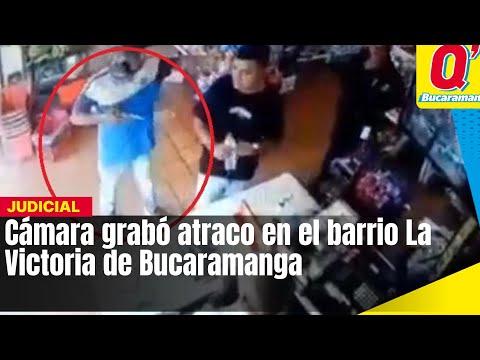 Video: Cámara grabó atraco en el barrio La Victoria de Bucaramanga