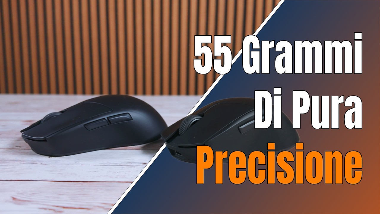 Dark Perk ERGO e SYM: mouse WIRELESS e leggeri. TOP PER I GAMER