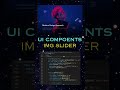 STUNNING Glass morphism Image Slider Tutorial (2024) - Pure HTML, CSS &amp; JavaScript! ✨ #webdev