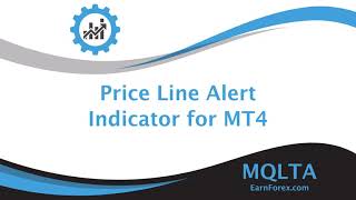 Price Line Alert Indicator for MT4