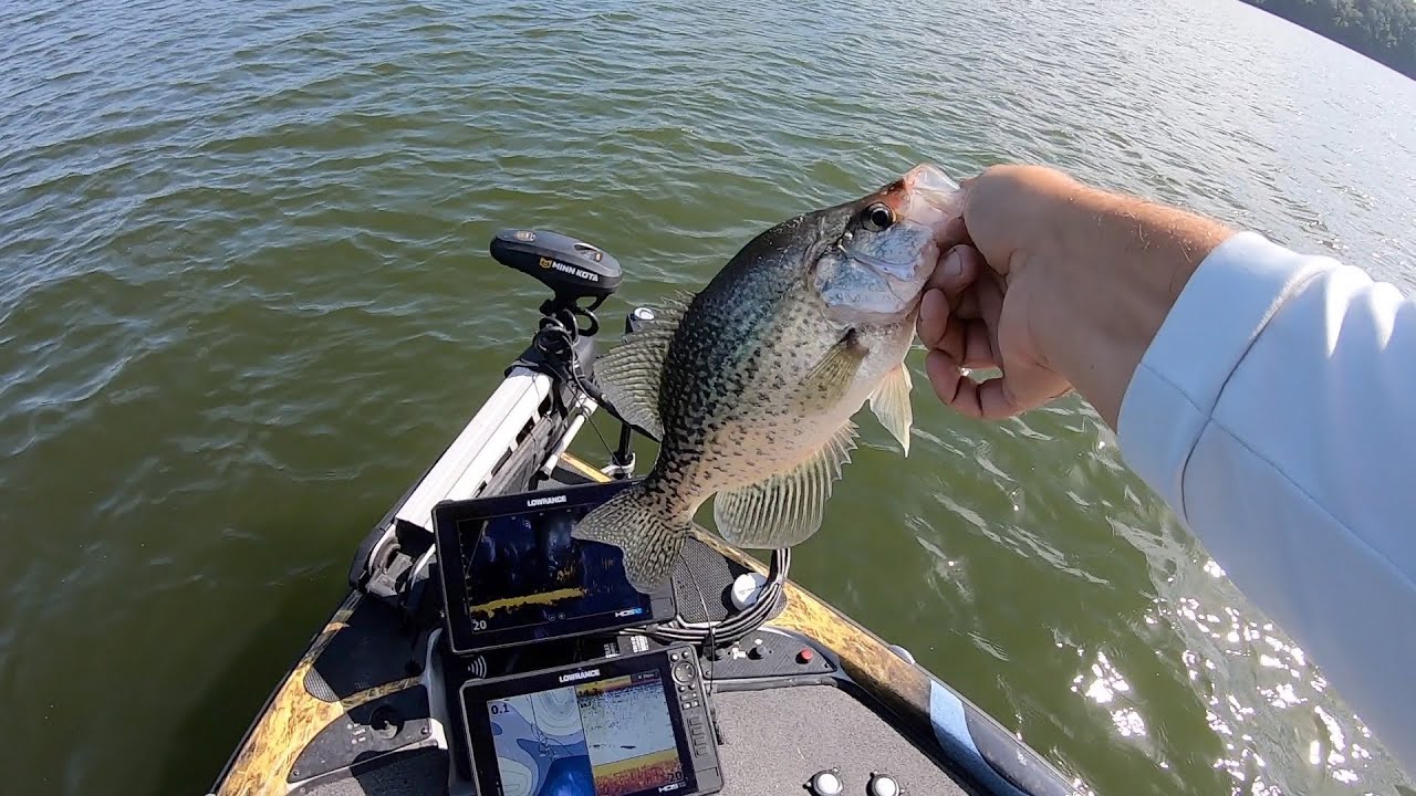 Catching CRAPPIE On A Windy SUMMER Day! BIG SURPRISE CATCH!! 