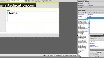 Dreamweaver Advanced Tutorials in Tamil Part - 19 Layout DIV Part-3