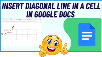 How to Insert Diagonal Line in a Cell in Google Docs (2025 Easy Tutorial)