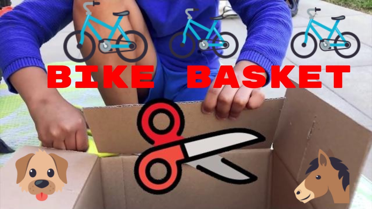 How to Make Easy Bike Basket Craft Idea YouTube