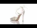 Most Glamorous Sparkly Crystal Ivory Wedding Shoe - Bella Belle Florence