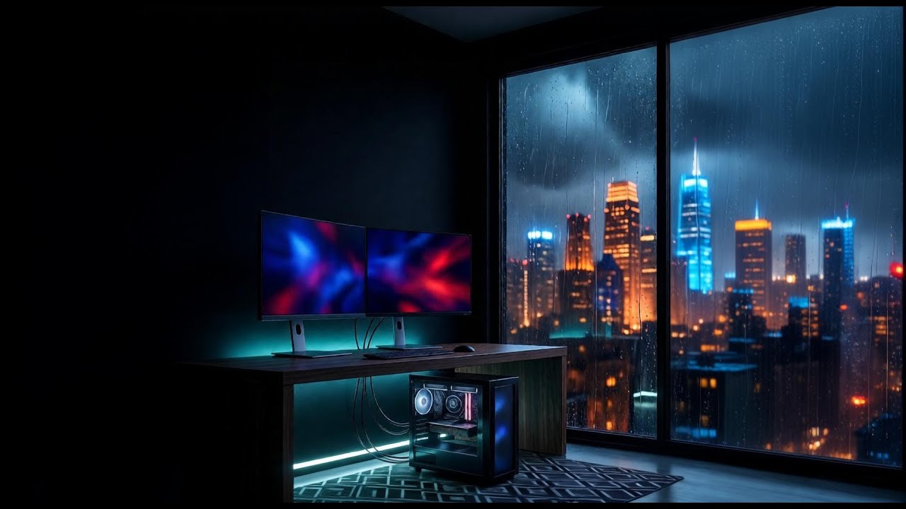 A productive rainy night - Beats to Chill/Sleep/Relax to.