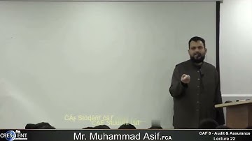 Sir Asif Sep23 Audit Lecture 22