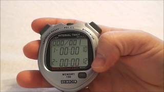 Seiko S057 Stopwatch - YouTube