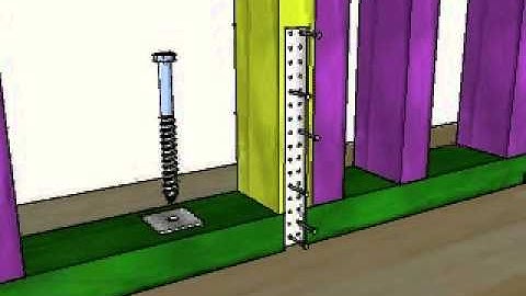 BL1 Uplift fixings for internal wall