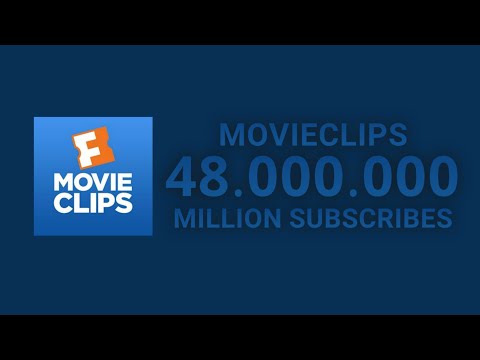 Видео: MOVIECLIPS EXCEEDING 48 MILLION SUBSCRIBES - [Live Timelapse] - @MOVIECLIPS