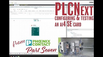 The Phoenix Contact PLCNext - Part 7 - Configuring and testing an AI4 SE card