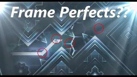 The Hallucination with Frame Perfects counter — Geometry Dash