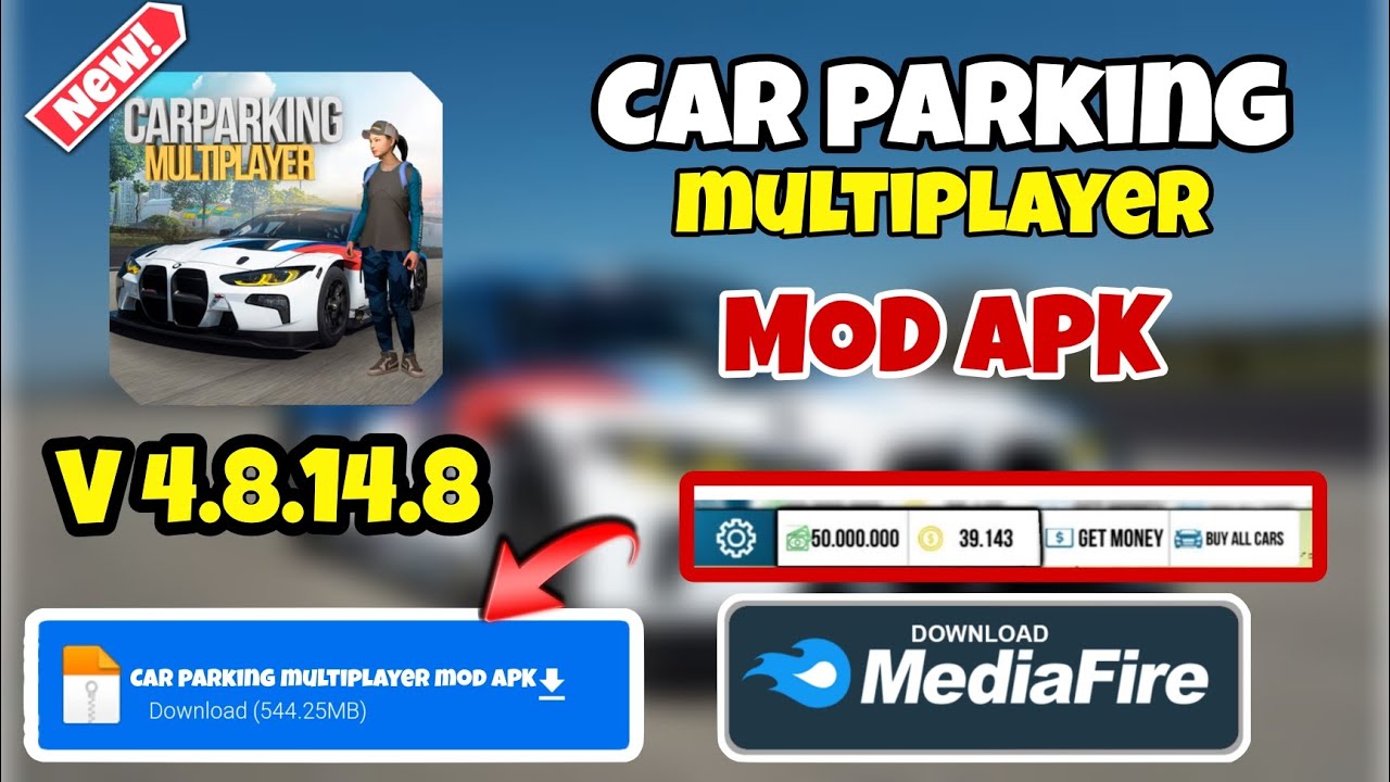 Download Car Parking Multiplayer Mod Apk 4.8.14.8 (Dinheiro Infinito)  Atualizado 2023 - EXMODGAMES