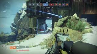 Killing enemy in crucible with grenade to head.